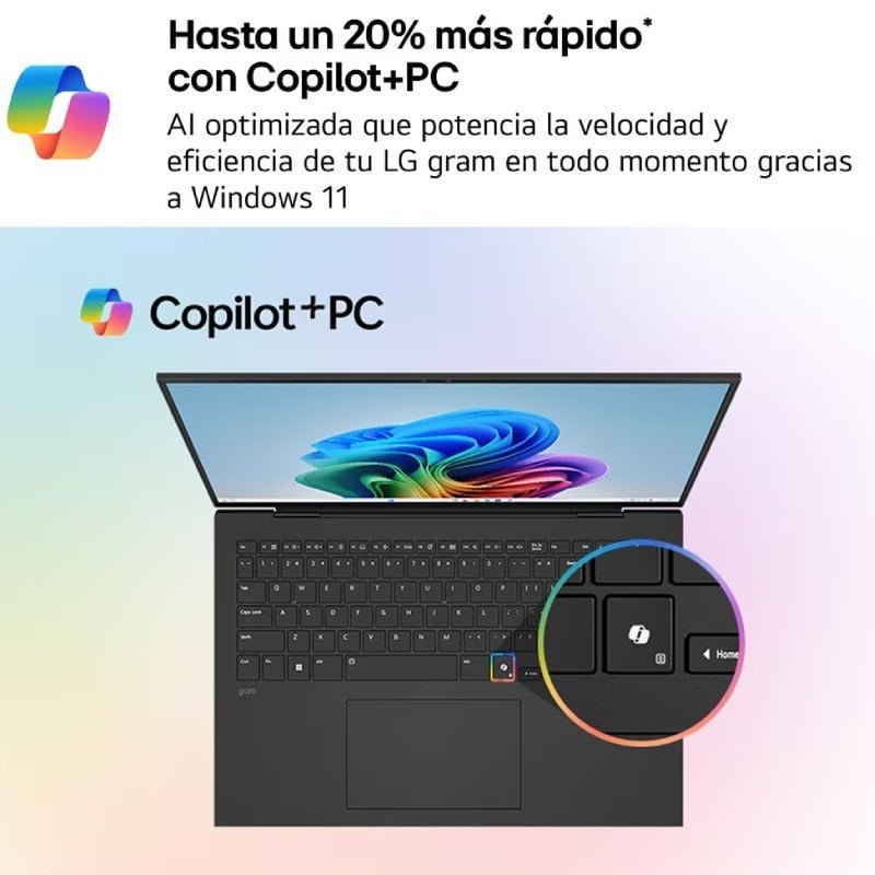 Portátil LG Gram 17ZD90TL-G.AX85BN Intel Core Ultra 7-258V| 32GB| 512GB SSD| 17'| Sem sistema operacional