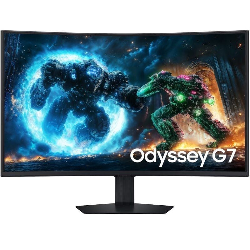 Monitor de jogos curvo Samsung Odyssey G7 G75F 37"| 4K| 1ms| 165Hz| VA| Ajustável em altura | Preto