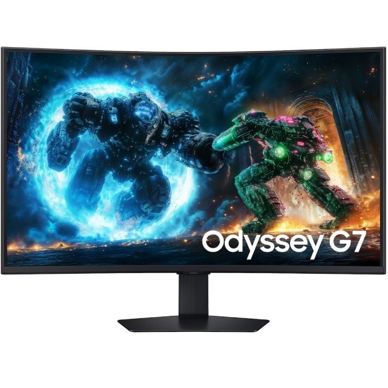 Monitor de jogos curvo Samsung Odyssey G7 G75F 37"| 4K| 1ms| 165Hz| VA| Ajustável em altura | Preto