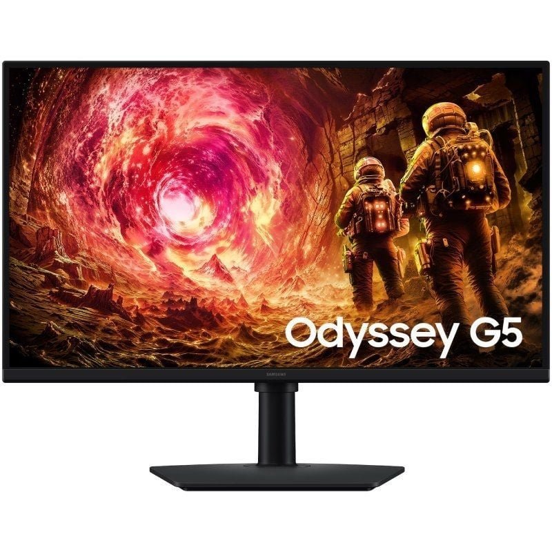 Monitor de jogos Samsung Odyssey G5 G50F S27FG506EU 27"| QHD| 1ms| 180Hz| IPS| Altura ajustável | Preto
