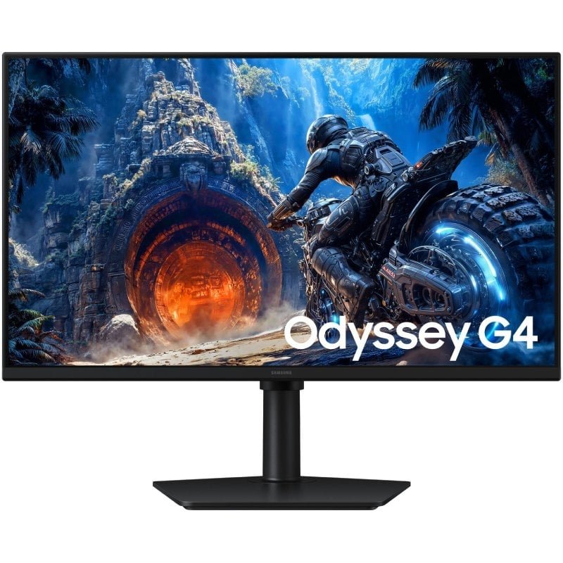 Monitor de jogos Samsung Odyssey G4 G40H S27HG402EU| 27"| Full HD| 1ms| 300Hz| IPS| Multimídia| Regulável em altura | Preto