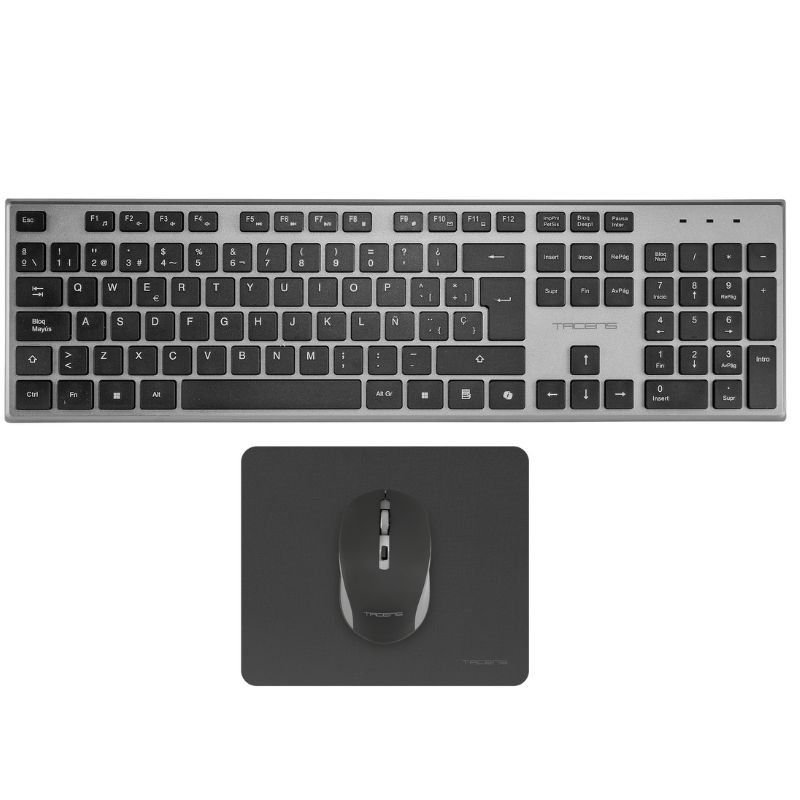 Pack Gaming Tacens ZENITH|Teclado Sem Fios + Mouse Sem Fios + Tapete