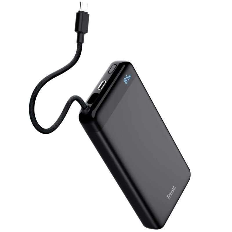 Trust Fiera 20000mAh| 20W| Bateria externa|Powerbank inclui cabo USB tipo C