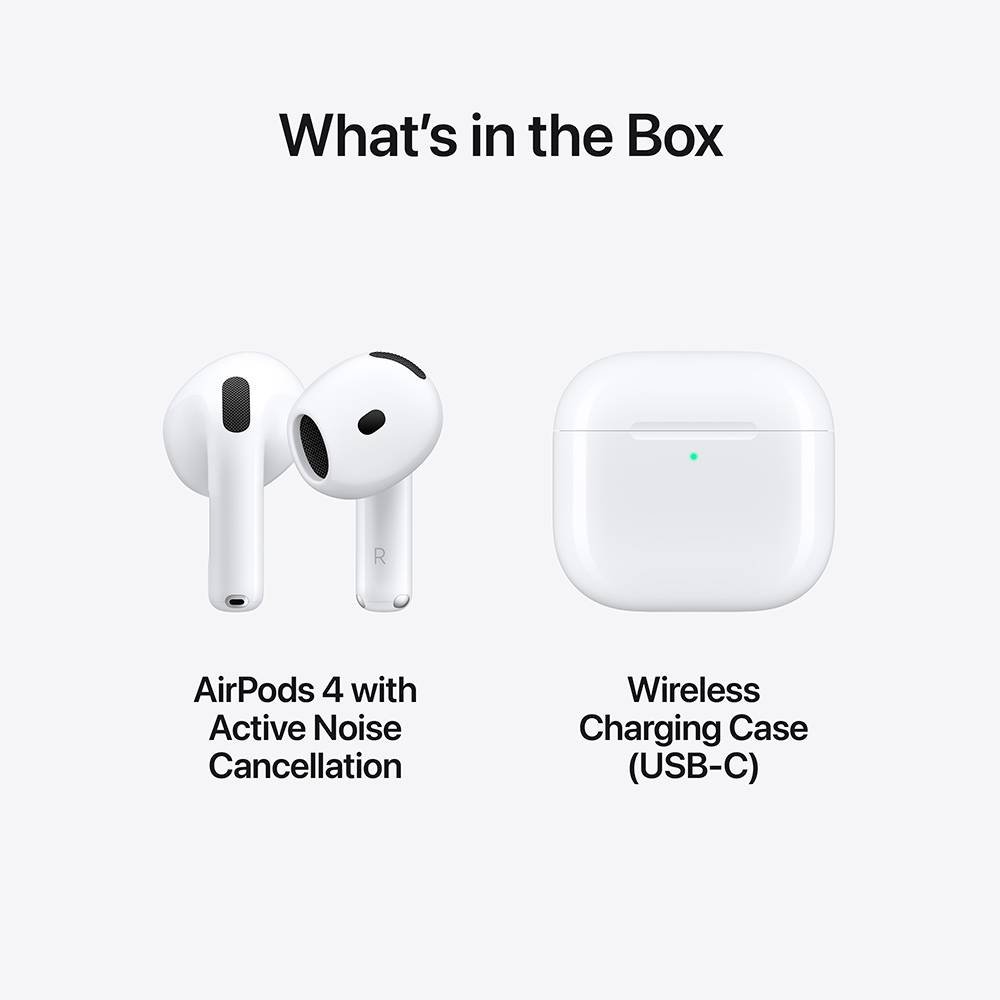 Apple AirPods V4 4ª Geração Fones de Ouvido Bluetooth | Cancelamento de Ruído