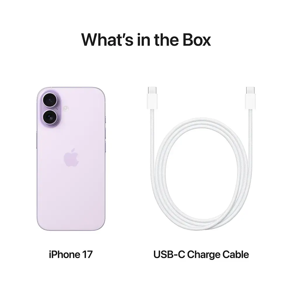 Smartphone Apple iPhone 17 256GB| 6.3'| 5G| Lavanda