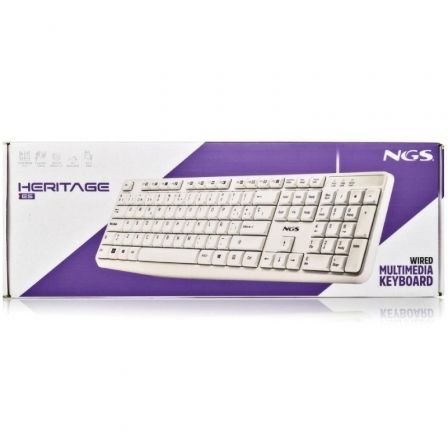 Teclado Heritage NGS HERITAGESPANISH| White
